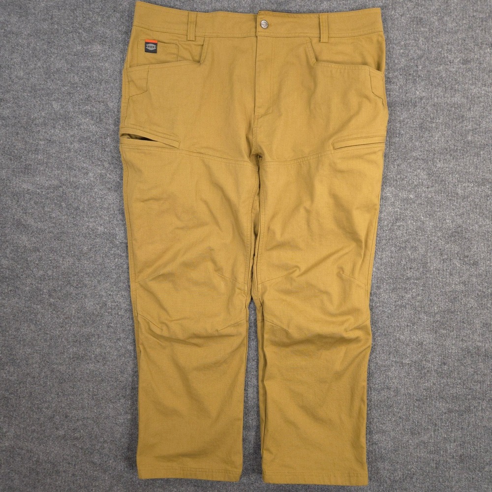 Brunt Torra Pants Mens 40X28* Khaki Performance Workwear Chore Outdoor Hiking